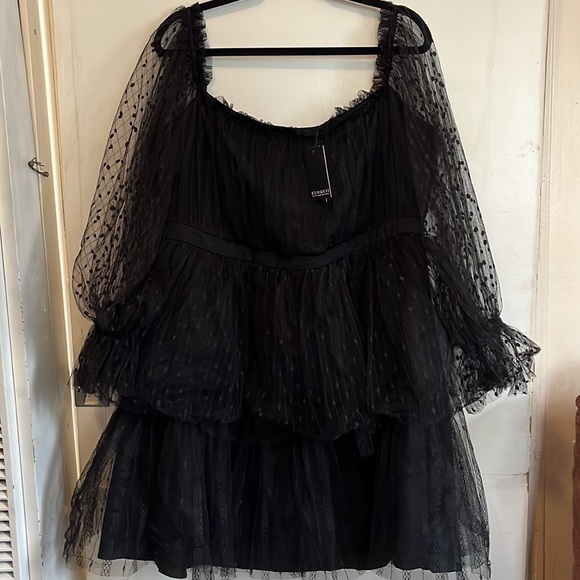 Eloquii Tulle Mini Dress (NWT) sz 18 - Picture 5 of 7